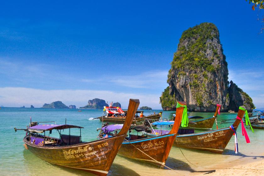 Pláž Ao Nang. Thajsko