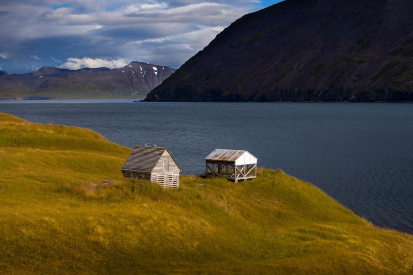 Ólafsfjörður. Island