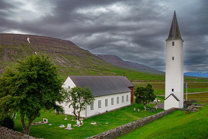 Hólar. Island.