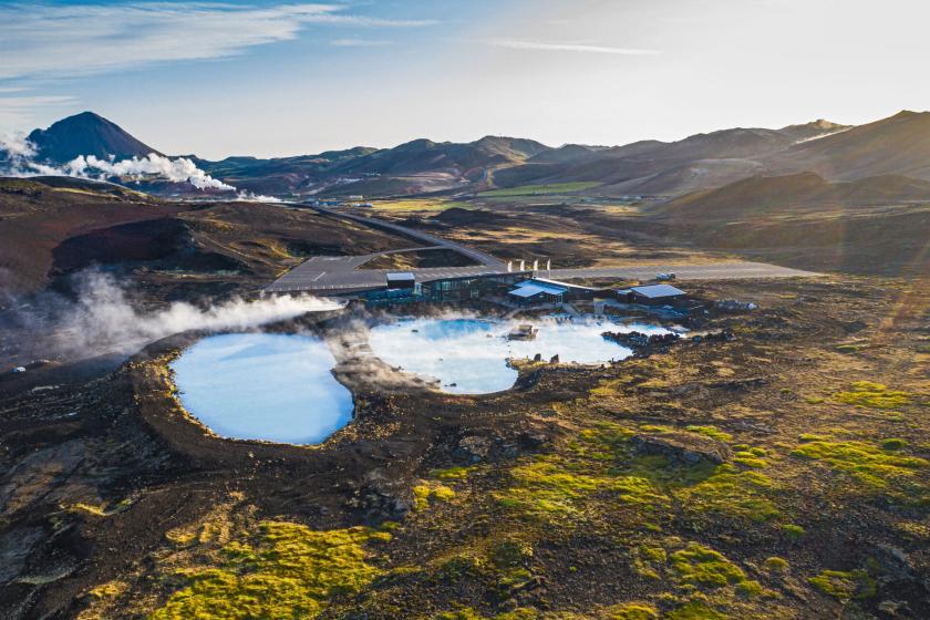 Prírodné kúpele Mývatn. Island
