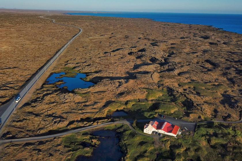 Sandvík. Reykjanes. Island.