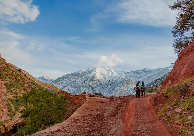 Ourika a hory Vyoského Atlasu