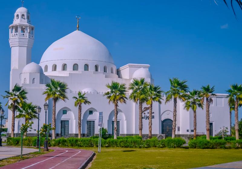 Mešita a park v Dammame. Saudská Arábia. Foto: unsplash.com