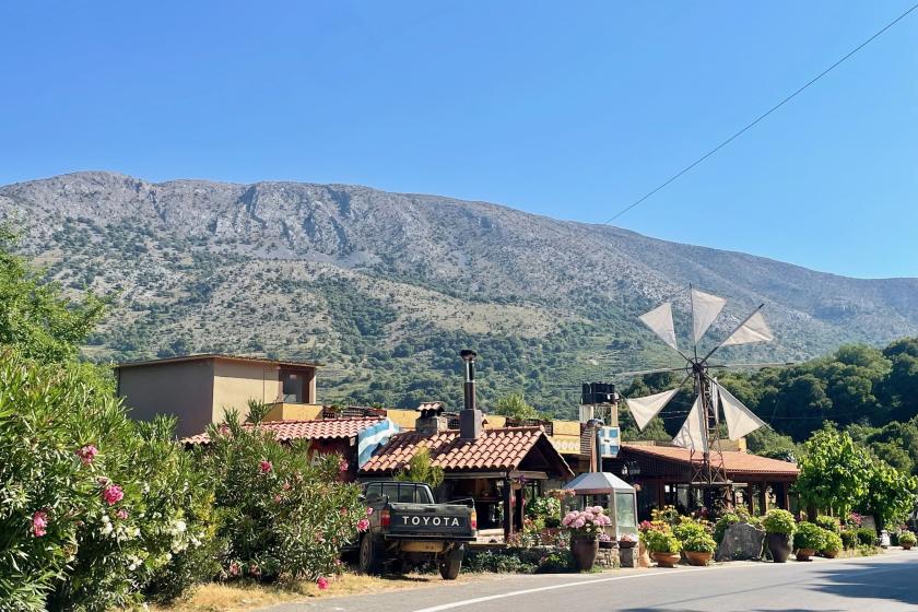 Lasithi a mlyn na Kréte.