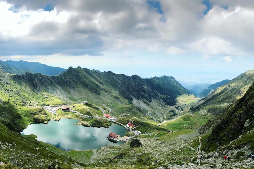 Horská cesta Transfagarasan v Rumunsku.