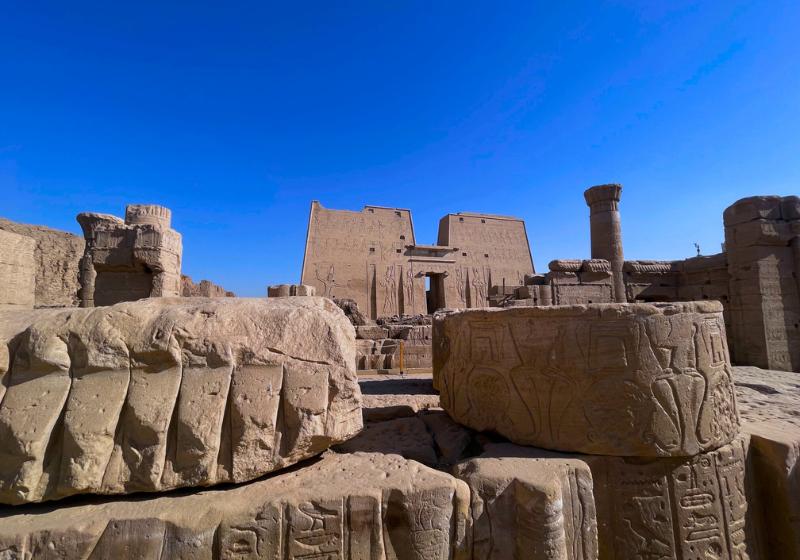 Chrám boha Hora v Edfu, Egypt. Foto: Lucia Kulfasová - sprievodkyňa CK SATUR