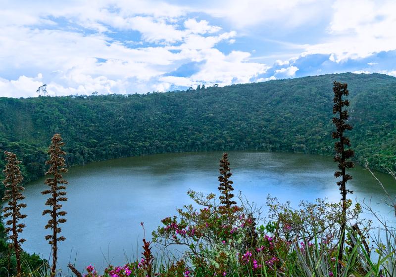 Jazero Guatavita, Kolumbia