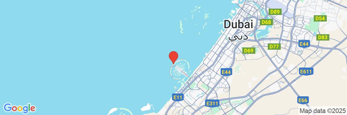 Na mape · Hotel Atlantis, The Palm