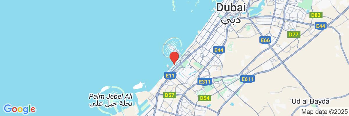 Na mape · The Ritz-Carlton, Dubai