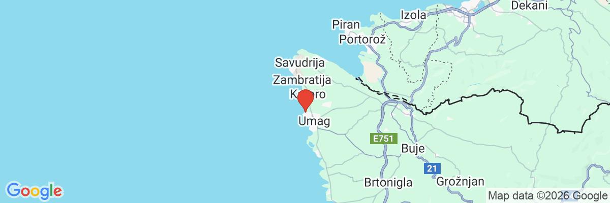 Na mape · Hotel Umag Plava Laguna