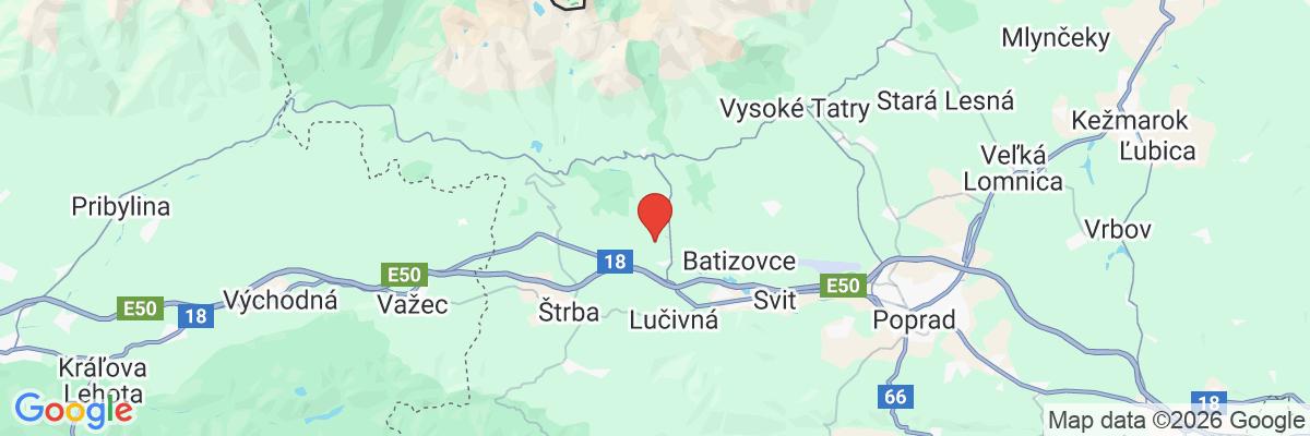 Na mape · Apartmány Snow