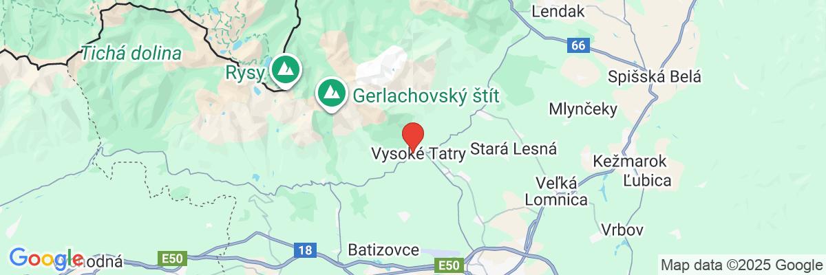 Na mape · Atrium Hotel High Tatras