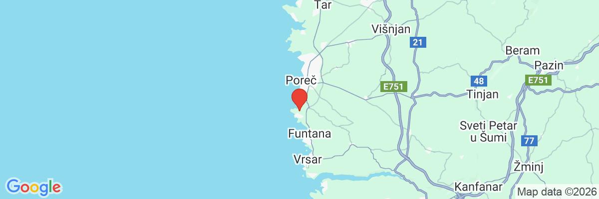 Na mape · Hotel Albatros Plava Laguna