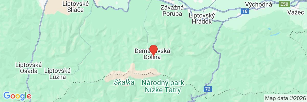 Na mape · Chalets Jasna Collection