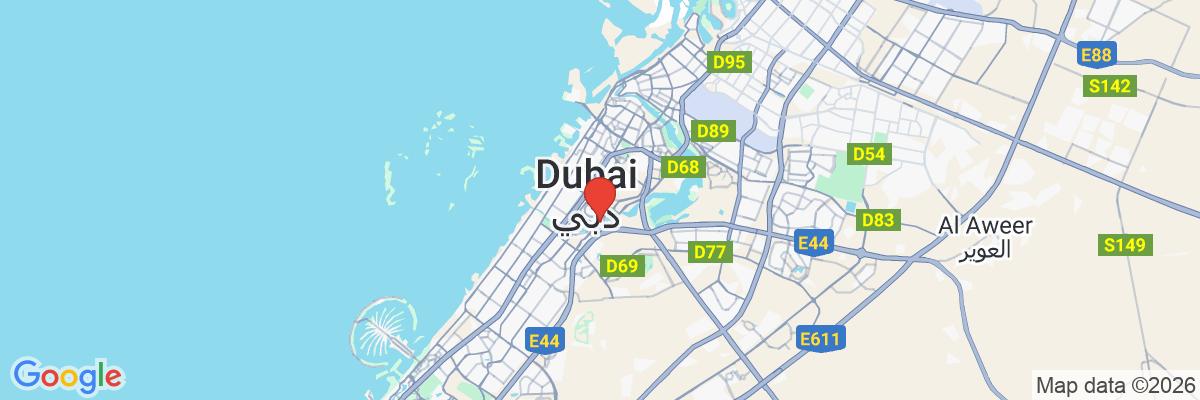 Na mape · Hotel DoubleTree by Hilton Dubai - Business Bay