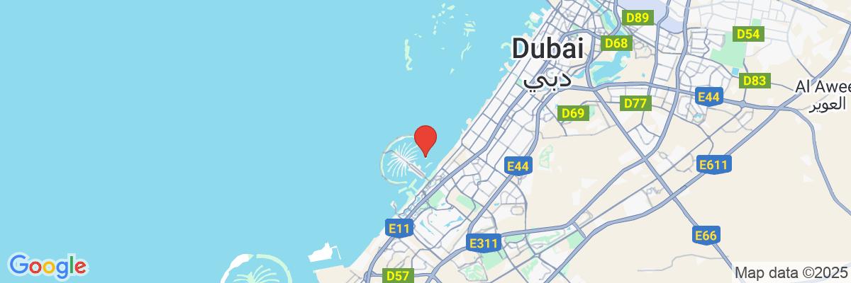 Na mape · Hotel Rixos The Palm Dubai Hotel and Suites