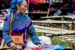 Thr v meste Sapa vo Vietname.