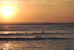 Pláž pri meste Huanchaco