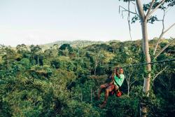 Zipline. Kostarika.