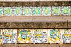 keramické schody v Caltagorine