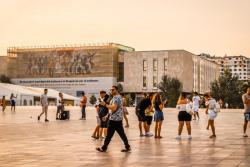 Historické múzeum v Tirane.