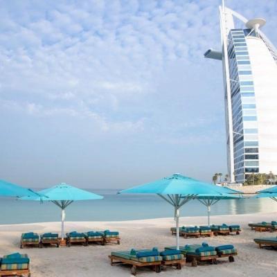 Pláž pred hotelom Madinat Jumeirah Al Naseem