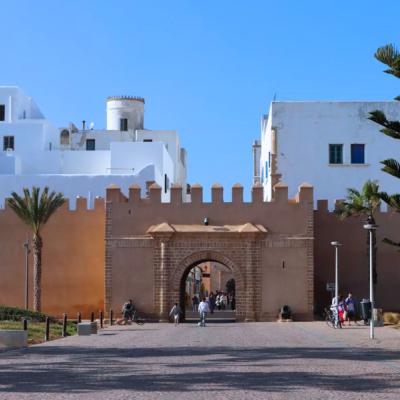 Brána "bab" v meste Essaouira.