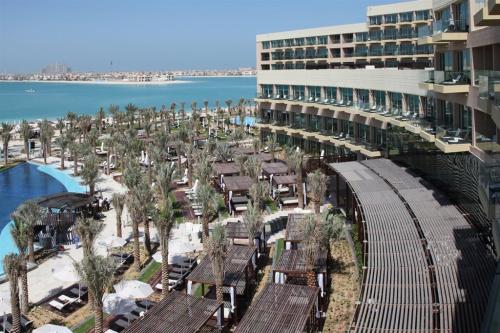 Pohľad na hotel Rixos The Palm Dubai a areál