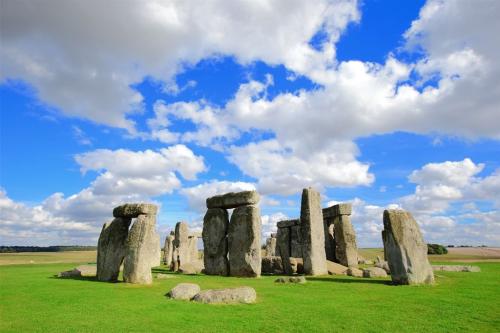Pohľad na stonehenge