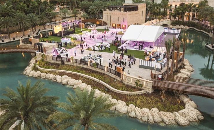 Svadba v areáli hotela Madinat Jumeirah Al Naseem