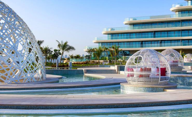 Areál hotela W Dubai - The Palm