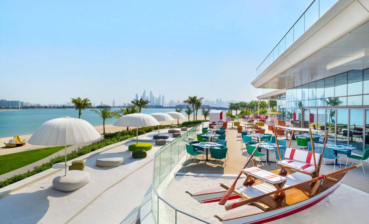 Areál hotela W Dubai - The Palm