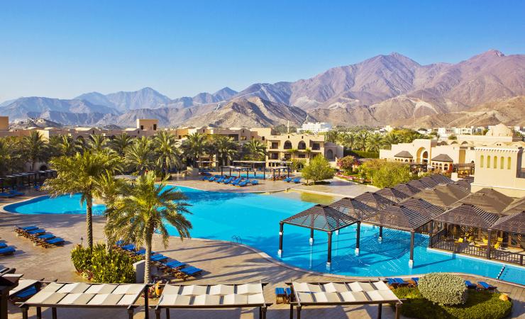 Areál v Miramar Al Aqah Beach Resort