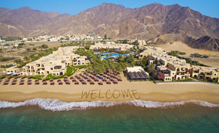 Areál v Miramar Al Aqah Beach Resort