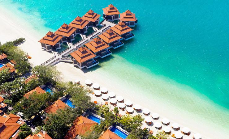 Pláž pri Anantara The Palm Dubai Resort