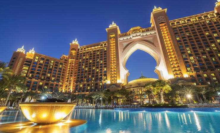 Hotel večer Atlantis, The Palm