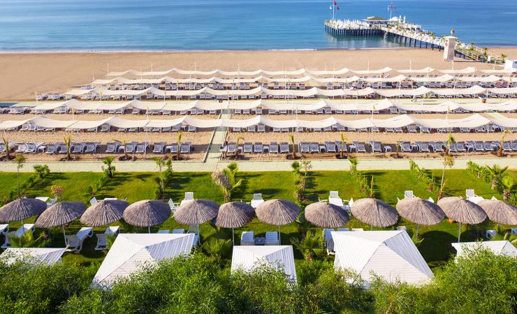 Pláž v hoteli Delphin Imperial