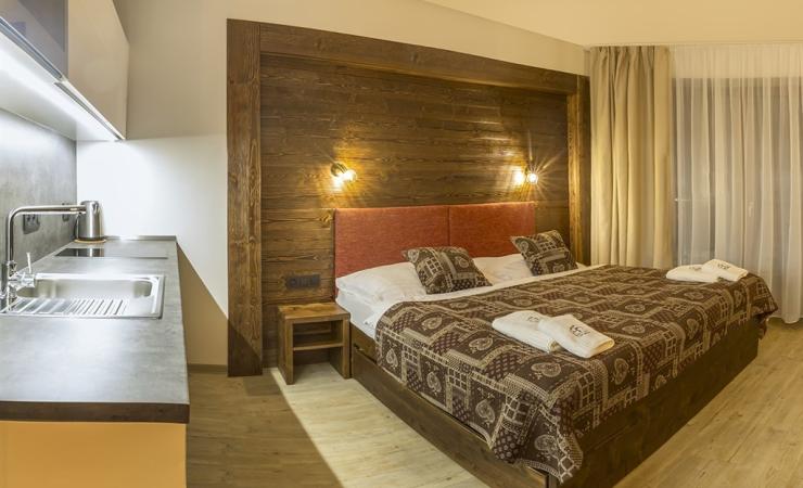 Kuchynský kút v apartmánoch Hrebienok Resort