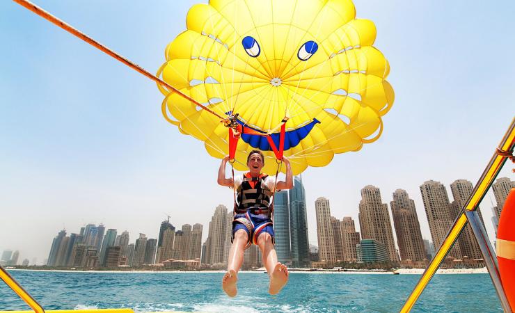 Vodné športy pri Hilton Dubai The Walk