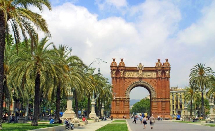 Víťazný oblúk, Barcelona, poznávací zájazd, Španielsko
