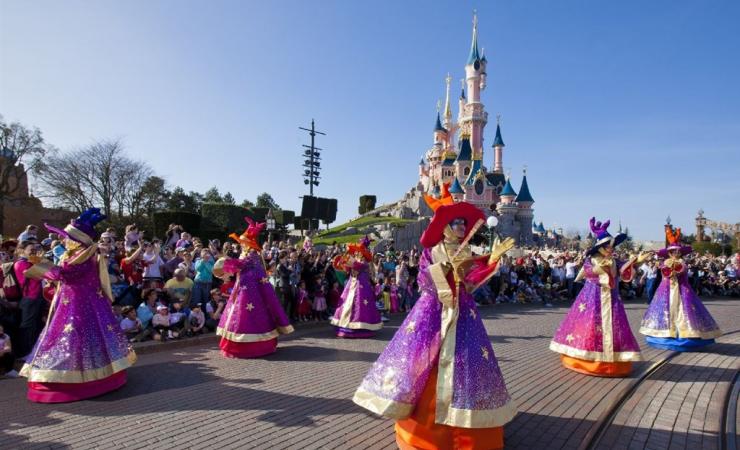 Postavičky z rozprávky v Disneylande
