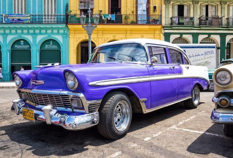 Staré autá. Kuba