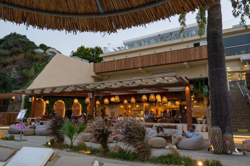 Alexandra beach bar na pláži