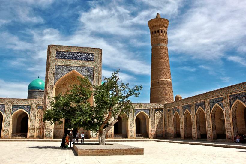 budovy v Uzbekistane