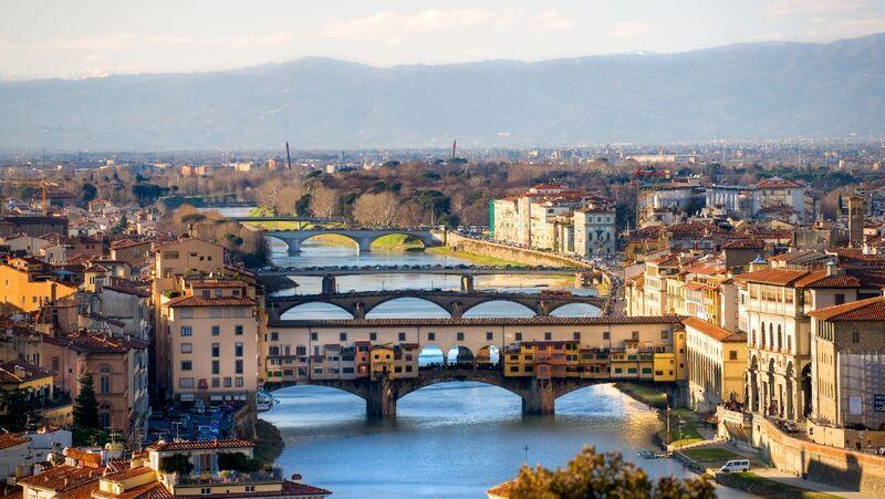 Florencia a most Ponte Vecchio