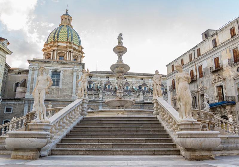 Historické budovy v Palerme, Sicília
