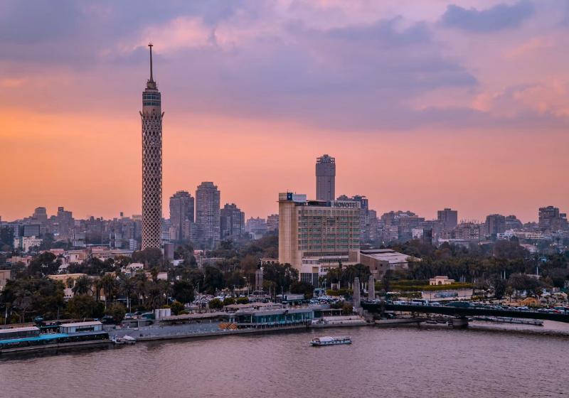 Pohľad na Káhiru a vežu. Egypt. Foto: unsplash.com