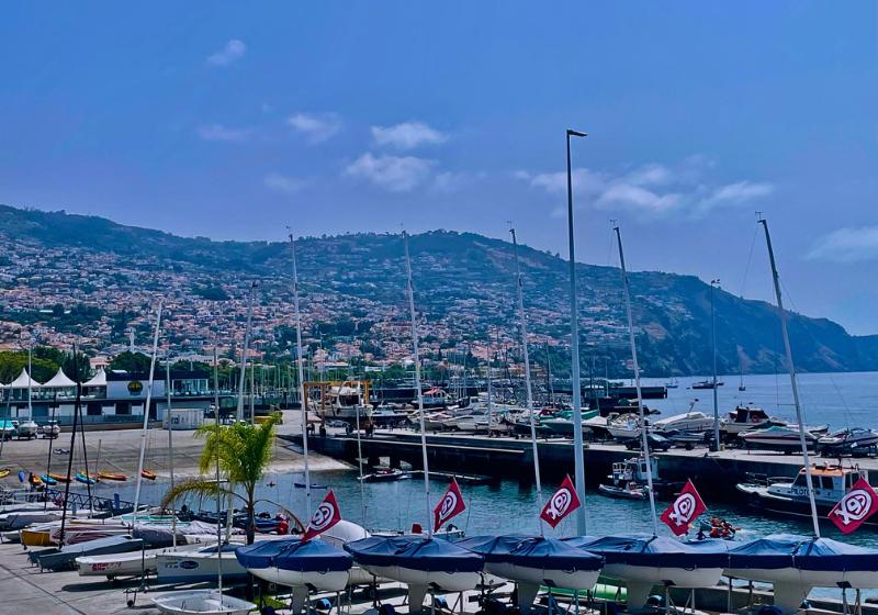 Prístav a lode v meste Funchal, Madeira. Foto: Lucia Kulfasová