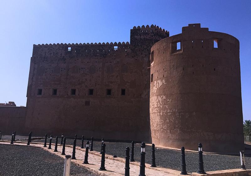 Exteriér pevnosti Jabreen. Omán. Foto: Lucia Kulfasová
